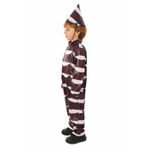 Wonka Kids Children Chocolate Magic Cosplay Costume Cute Brown Jumpsuit Outfits Halloween Carnival Suit